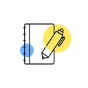 Free Notebook Pen  Icon