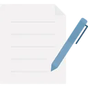 Free Notepad Contract Sign Business Icon