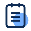 Free Notepad Note Writing Tool Icon