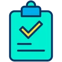 Free Clipboard Approved Check Icon