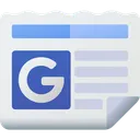 Free Google Noticias Noticias Midias Sociais Ícone