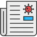 Free Reportagem Noticias Sobre Virus Noticias Sobre Coronavirus Ícone