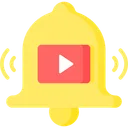 Free Notification Video Notification Video En Ligne Cloche Icon