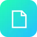 Free Nouveau Fichier Document Icône