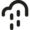 Free Nube Lluvia Icon