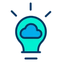 Free Nube Concepto Creativo Icon