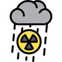Free Nuclear Pollution Acid Rain Chemical Rain Icon