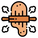 Free Nudelholz Mehl Symbol