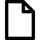 Free Archivo Nuevo Icono