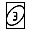 Free Number Card Card Payment Icon