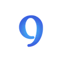 Free Number Nine 9 Number Icon