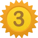 Free Number three  Icon