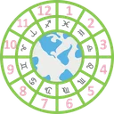 Free Astrology Circular Chart Horoscope Icon