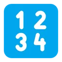 Free Numeros Planos Ícone