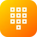 Free Numpad Tile Numbers Icon