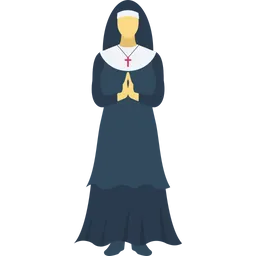 Free Nun  Icon