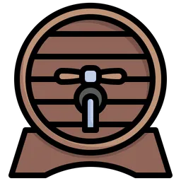 Free Oak Barrel  Icon