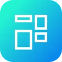 Free Object Rows Coloumns Icon