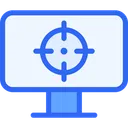 Free Target Blue Lineal Varios Estilo De Vida Icon