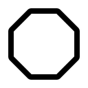 Free Octagon Eight Sides Geometry Icon