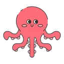 Free Octopus Tentacles Seafood Icon