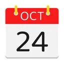 Free Octubre Calendario Fecha Icon