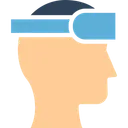 Free Visiocasque Dispositif Monte Sur La Tete Realite Virtuelle Icon