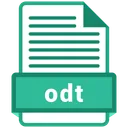 Free Odt Format File Icon