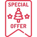 Free Oferta De Natal Cracha De Oferta Oferta Ícone