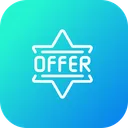 Free Offer Badge Star Icon