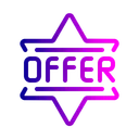 Free Offer Badge Star Icon