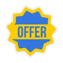 Free Offer Discount Label Icon