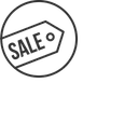 Free Offer Sale Label Icon