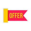 Free Offer Tag Label Icon