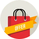 Free Offer Ribbon Carry Icon