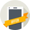 Free Offer Ribbon Mobile Icon