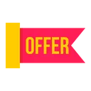 Free Offer Tag Label Icon