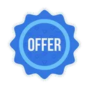 Free Vendita Offerta Adesivo Icon