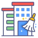 Free Office Building Cleaning Clean Icon