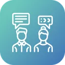 Free Office chatting  Icon