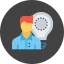 Free Office Employee Man Icon