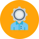 Free Office Employee Person Icon