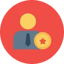 Free Office Employee Star Icon