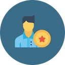 Free Office Employee Man Icon