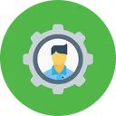 Free Office Employee Man Icon