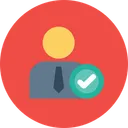 Free Office Employee Man Icon