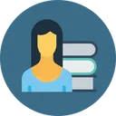 Free Office Employee Woman Icon