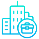 Free Work Office Office Building Building Icon
