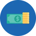 Free Oficina Dinero Moneda Icono
