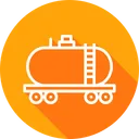 Free Oil Truck Delivery Icon